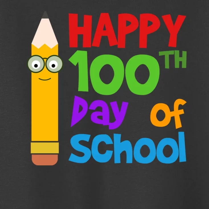 Happy 100th Day Of School Cute Toddler T-Shirt