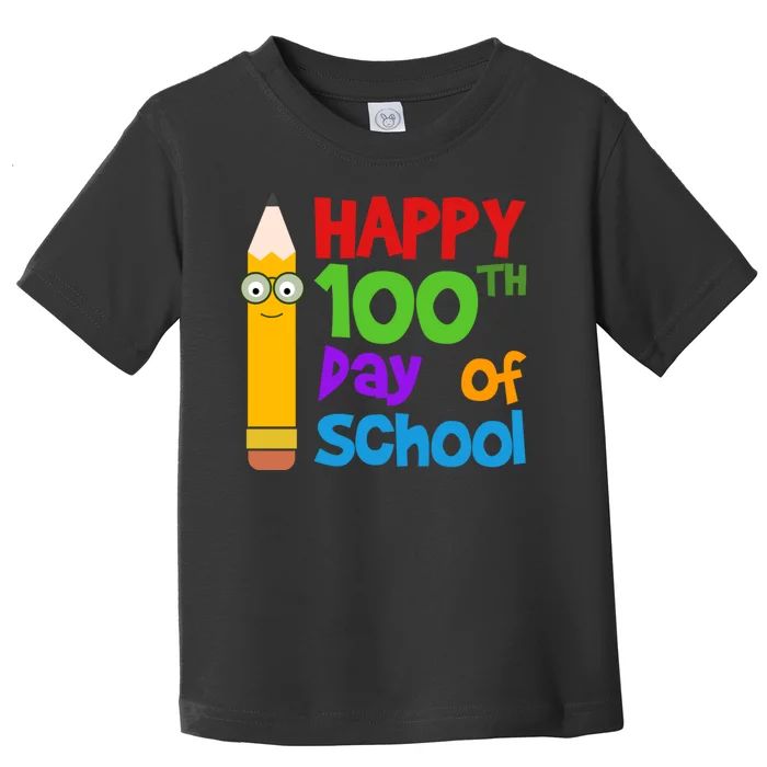 Happy 100th Day Of School Cute Toddler T-Shirt