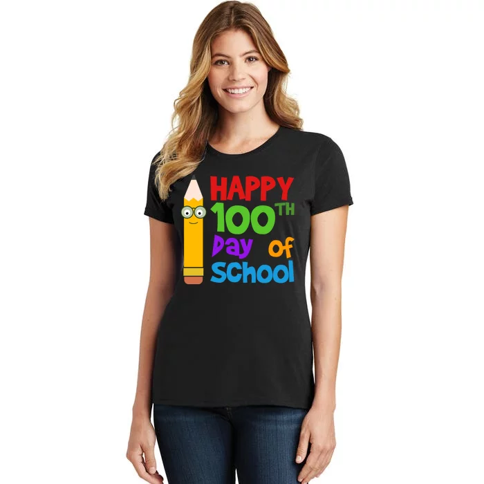 Happy 100th Day Of School Cute Women's T-Shirt