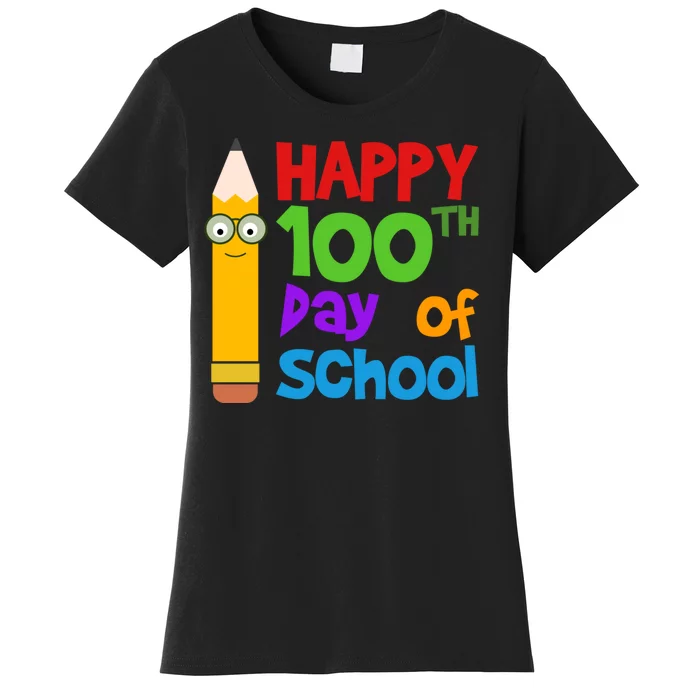 Happy 100th Day Of School Cute Women's T-Shirt