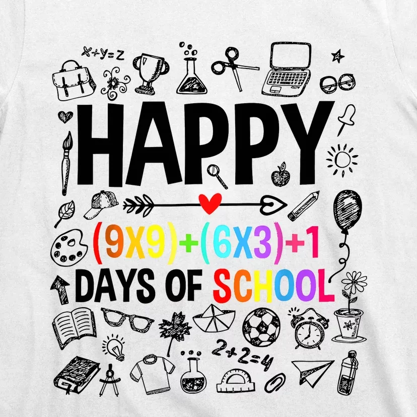 Happy 100 Days Of School Math Formula T-Shirt