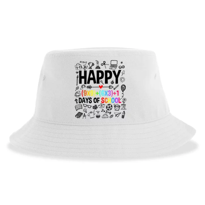 Happy 100 Days Of School Math Formula Sustainable Bucket Hat