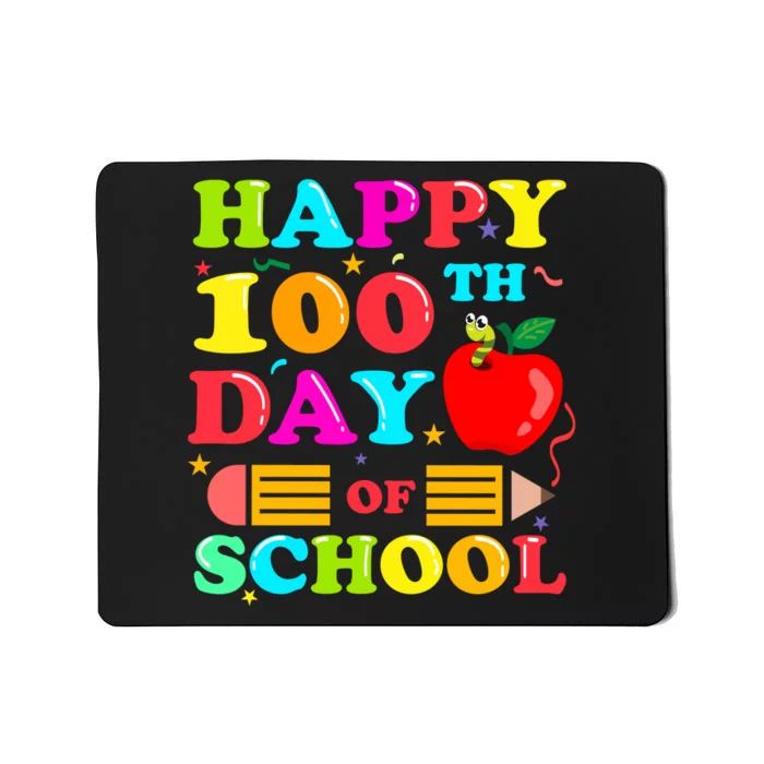 Happy 100th Days Of School Celebration Mousepad