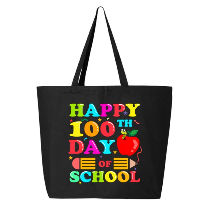 Happy 100th Days Of School Celebration 25L Jumbo Tote