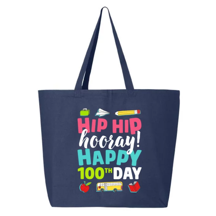 Happy 100th Day Of School Teachers 100 Days 25L Jumbo Tote