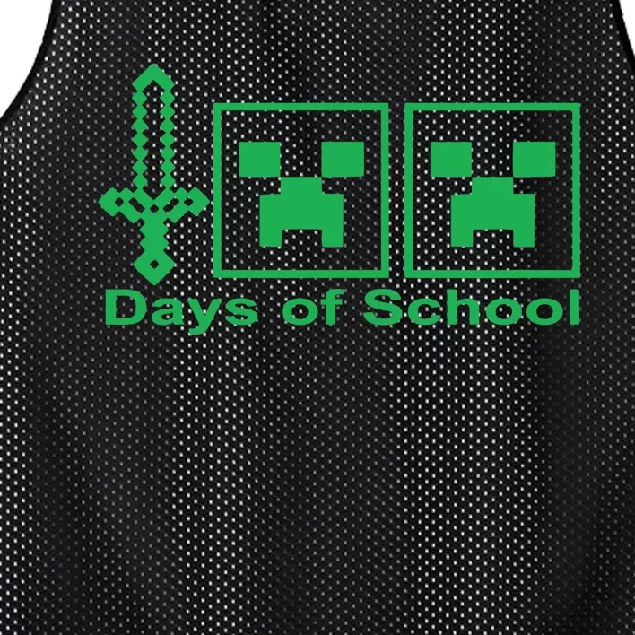 Happy 100 Days Of School Tee, School Day Mesh Reversible Basketball Jersey Tank