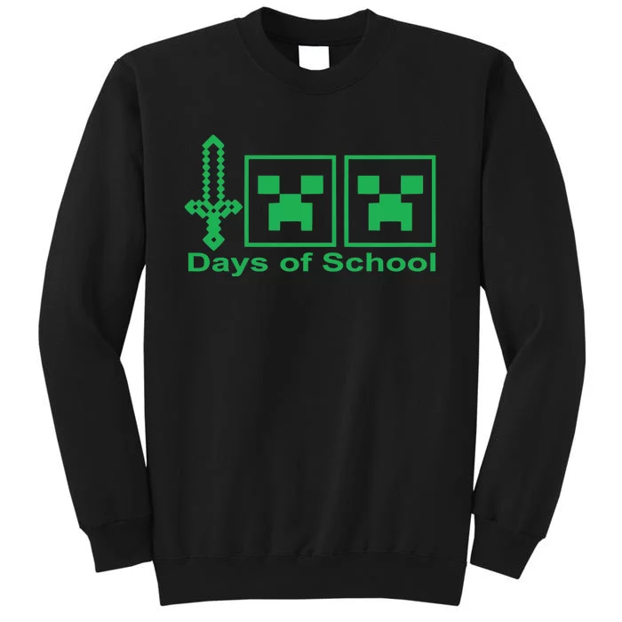 Happy 100 Days Of School Tee, School Day Tall Sweatshirt