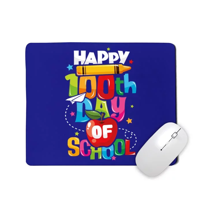 Happy 100th Day Of School Teachers 100 Days Gift Mousepad