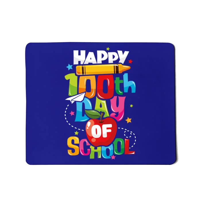 Happy 100th Day Of School Teachers 100 Days Gift Mousepad