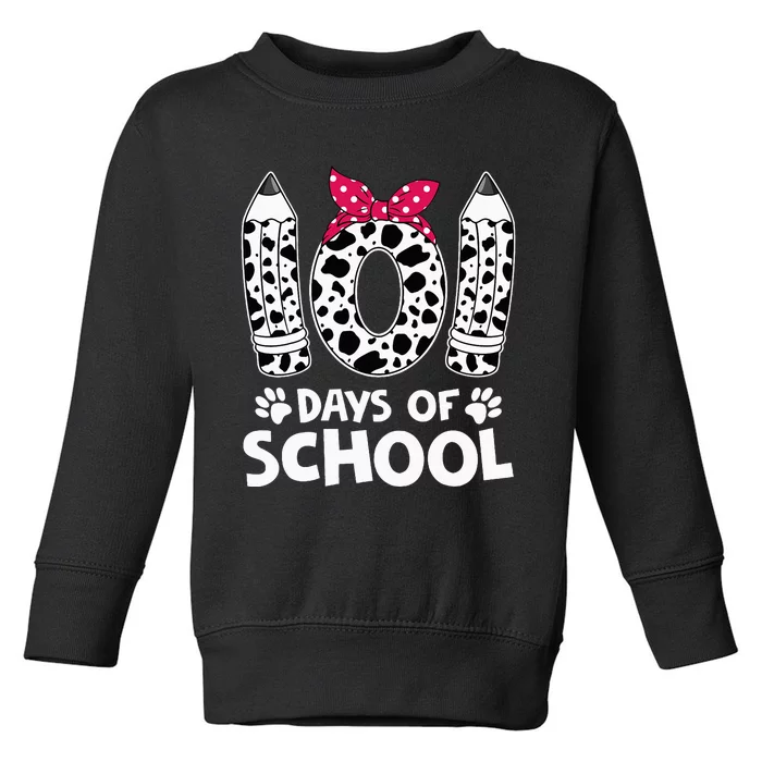 Happy 101 Days Of School Funny Student Teacher Toddler Sweatshirt