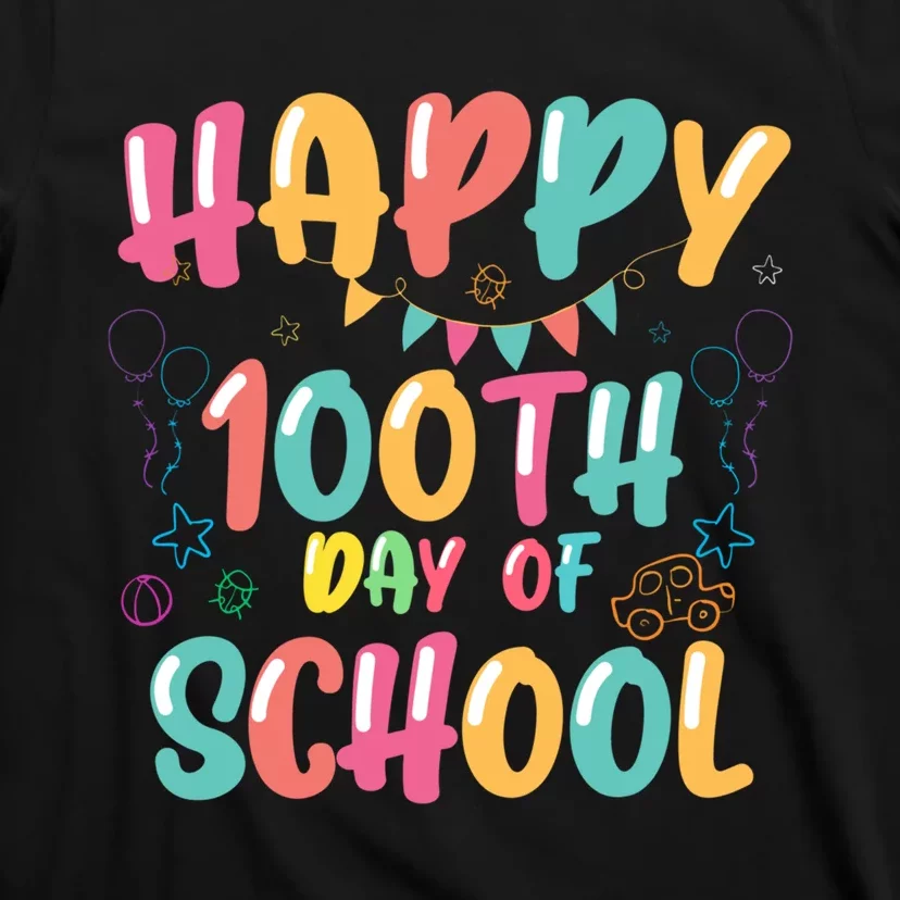 Happy 100th Day Of School 2024 T-Shirt