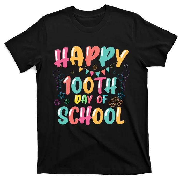 Happy 100th Day Of School 2024 T-Shirt