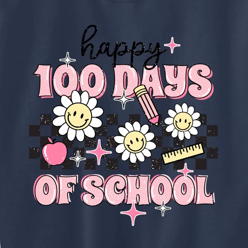 Happy 100 Days Of School Teacher Gift Kids Sweatshirt