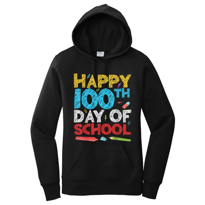 Happy 100th Day Of School Women's Pullover Hoodie