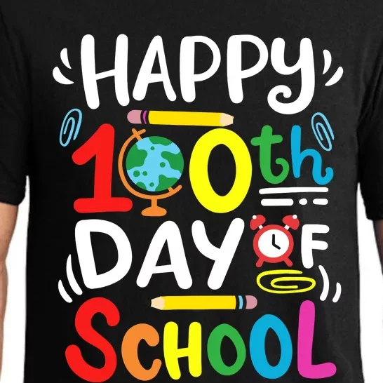 Happy 100th Day Of School 100 Days Of School Teacher Student Pajama Set