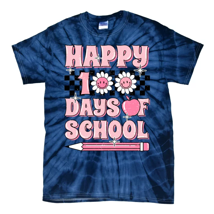 Happy 100 Days Of School Tie-Dye T-Shirt