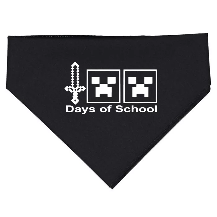 Happy 100 Days Of School Tee, School Day USA-Made Doggie Bandana