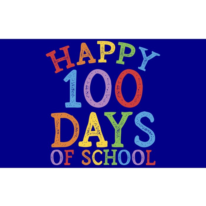 Happy 100 Days Of School Funny Gift 100th Day Rainbow Great Gift Bumper Sticker