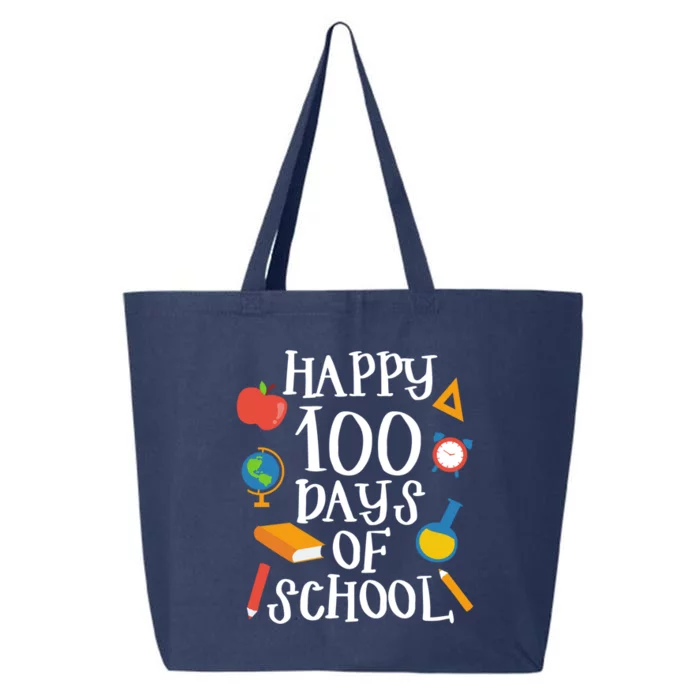 Happy 100 Days Of School Math Algebra Geek Gift 25L Jumbo Tote