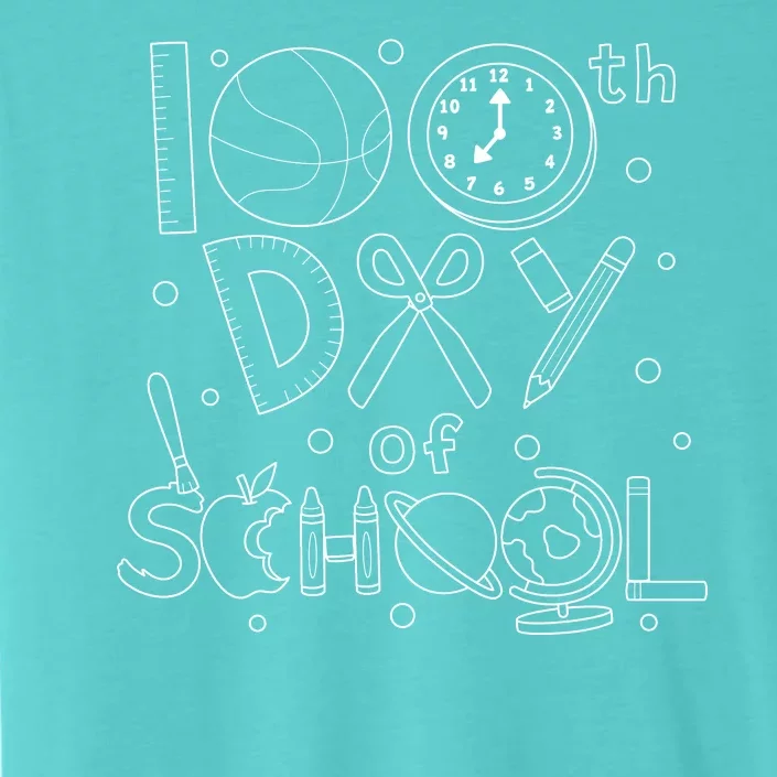 Happy 100th Days Of School Education ChromaSoft Performance T-Shirt