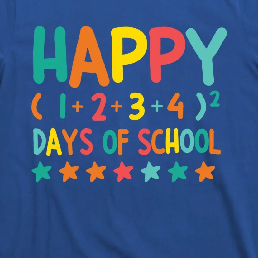 Happy 100 Days Of School Math Formula Cool Gift T-Shirt