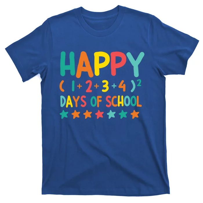 Happy 100 Days Of School Math Formula Cool Gift T-Shirt