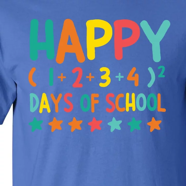 Happy 100 Days Of School Math Formula Cool Gift Tall T-Shirt