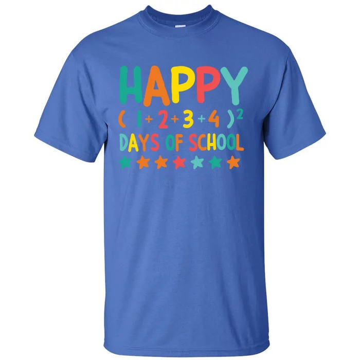 Happy 100 Days Of School Math Formula Cool Gift Tall T-Shirt