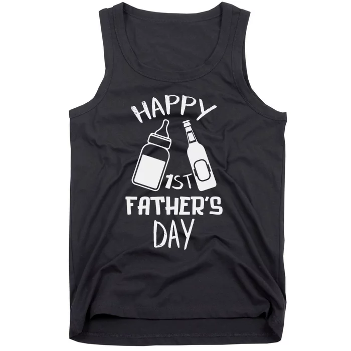 Happy 1st Father’s Day Baby File Tank Top