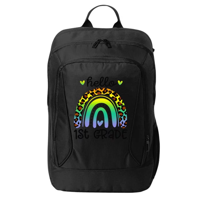 Hello 1st Grade Rainbow Teacher Team First Grade Squad City Backpack