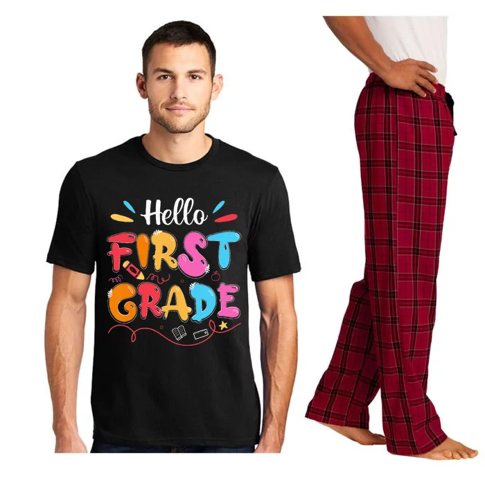 Hello 1st Grade Back To School First Grade Teachers Students Pajama Set