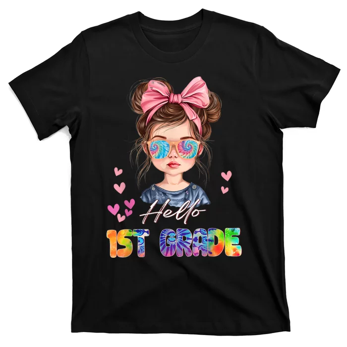 Hello 1st Grade Back To School Gift For Girl T-Shirt