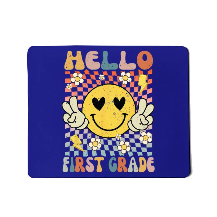 Hello 1st Grade Back To School First Grade Teacher Mousepad