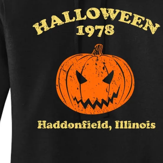 Halloween 1978 Haddonfield Illinois Women's Pullover Hoodie