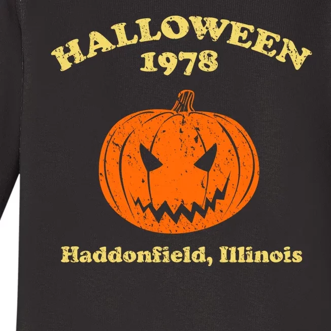 Halloween 1978 Haddonfield Illinois Baby Long Sleeve Bodysuit