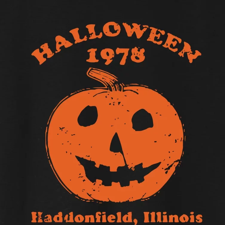 Halloween 1978 Haddonfield Illinois Class Of 1978 Women's Crop Top Tee