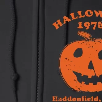 Halloween 1978 Haddonfield Illinois Class Of 1978 Full Zip Hoodie