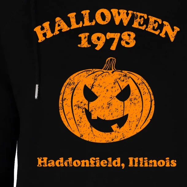 Halloween 1978 Haddonfield Illinois Womens Funnel Neck Pullover Hood