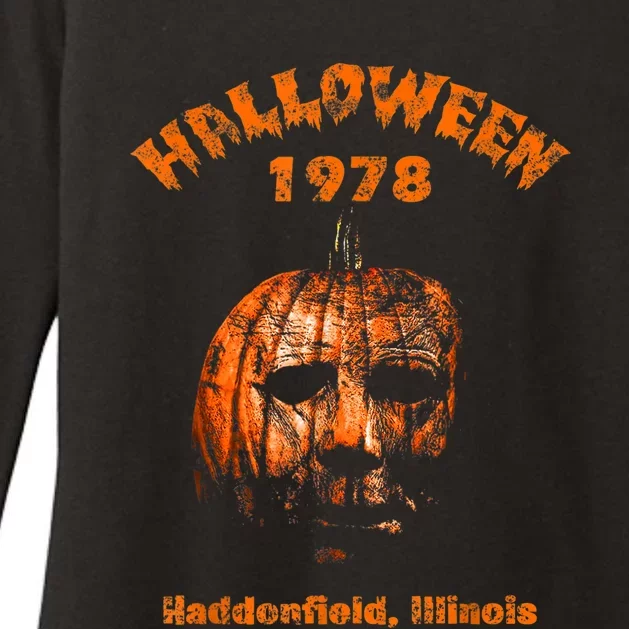 Halloween 1978 Holiday Spooky Gift Myers Pumpkin Haddonfield Womens CVC Long Sleeve Shirt