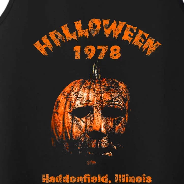 Halloween 1978 Holiday Spooky Gift Myers Pumpkin Haddonfield Performance Tank