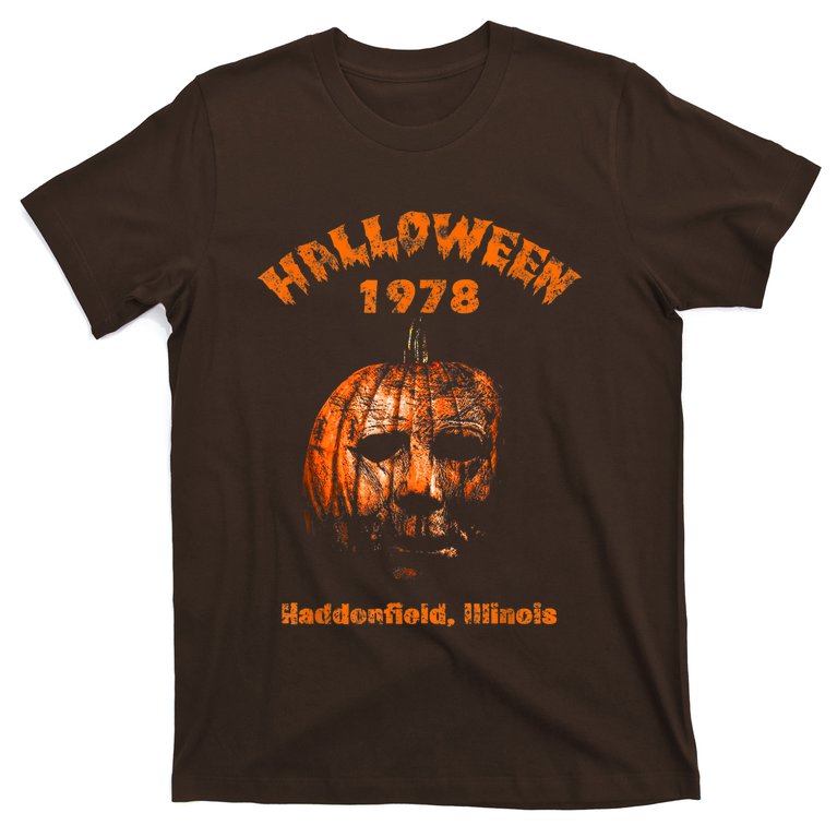 Halloween 1978 Holiday Spooky Gift Myers Pumpkin Haddonfield T-Shirt