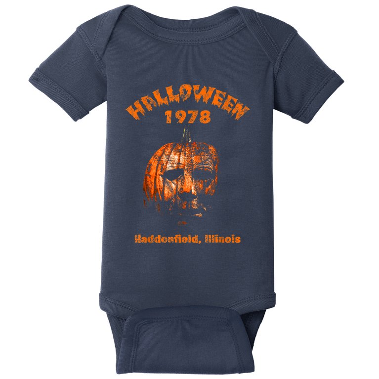 Halloween 1978 Holiday Spooky Gift Myers Pumpkin Haddonfield Baby Bodysuit