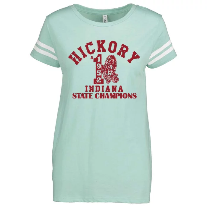 Hickory 1952 Indiana State Champions Enza Ladies Jersey Football T-Shirt