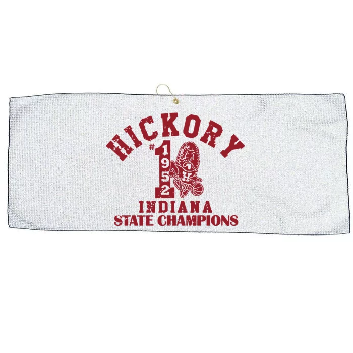 Hickory 1952 Indiana State Champions Large Microfiber Waffle Golf Towel