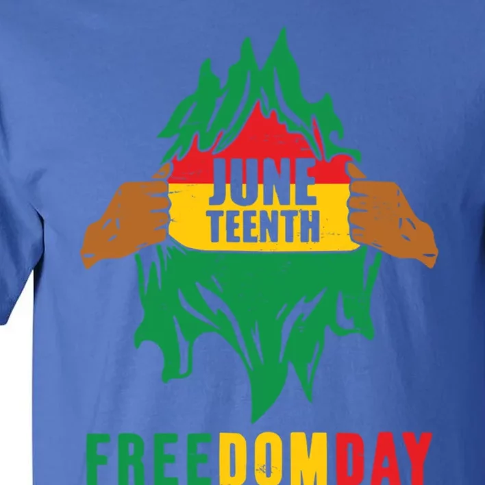 Hand 1865 Junenth Celebrate African American Freedom Day Gift Tall T-Shirt