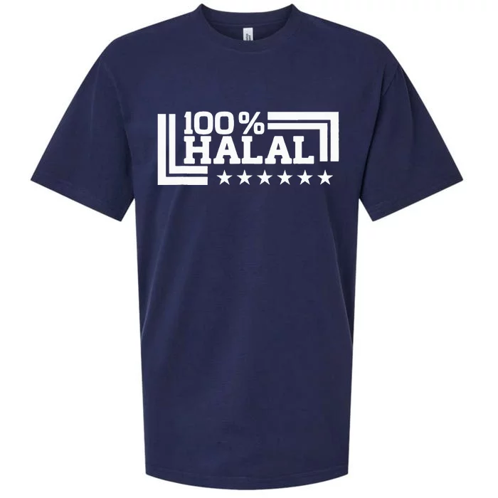 Halal 100 Lawful Permissible Quran Muslims Islam Sueded Cloud Jersey T-Shirt