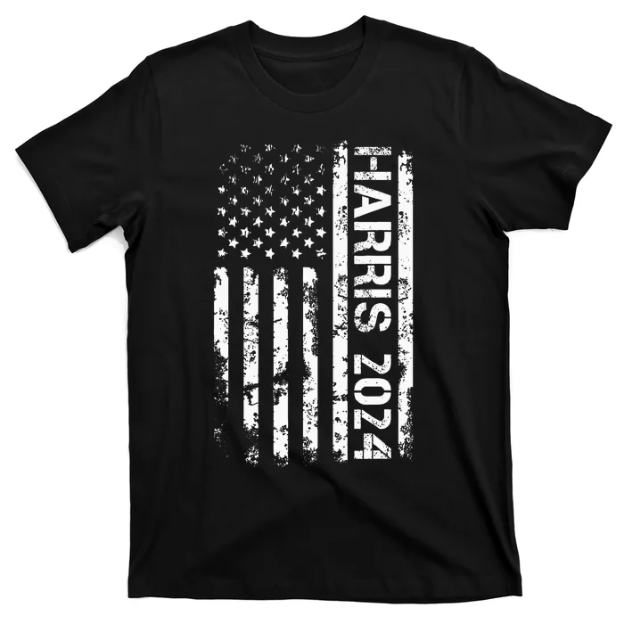 Harris 2024 American Flag Vintage Election President 2024 T-Shirt