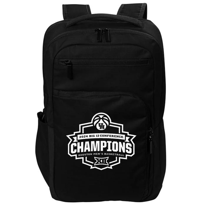 Houston 2024 Big 12 Basketball Conference Champs Impact Tech Backpack