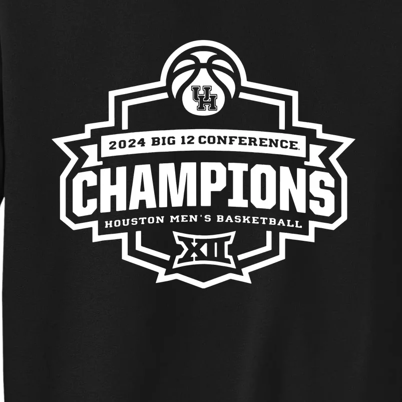 Houston 2024 Big 12 Basketball Conference Champs Red Sweatshirt