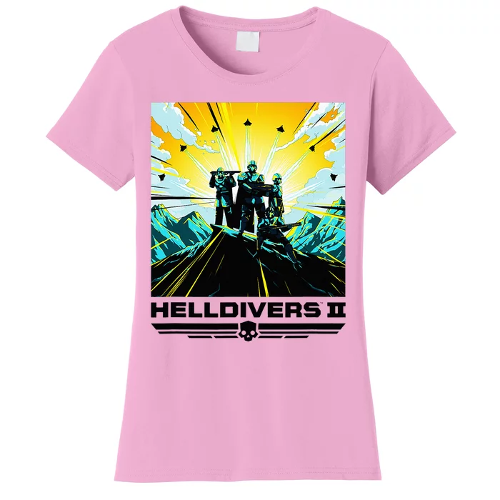 H.Elldivers 2 Colorful Sony Playstation Video Game Women's T-Shirt